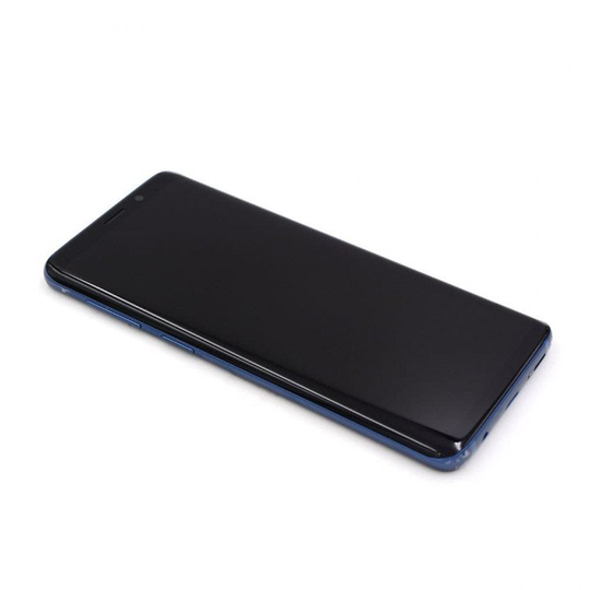 Samsung Galaxy S9 (G960F) Näyttö ja kosketuspaneeli rungolla - Sininen (Alkuperäinen)