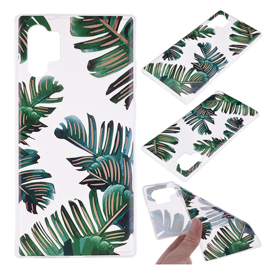 Deco Samsung Galaxy Note 10 Pro kuoret - Vihreät lehdet