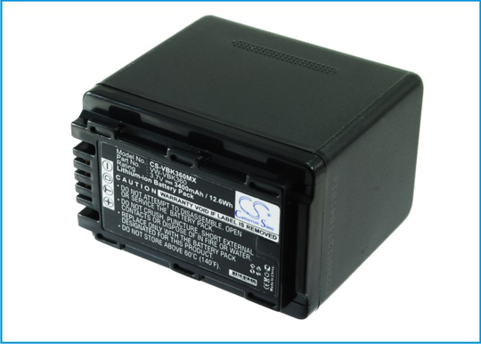 Panasonic VW-VBK360 akku - 3400 mAh