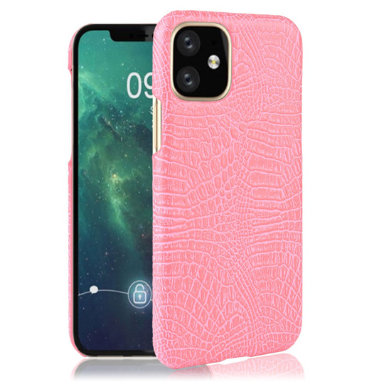 Croco iPhone 11 kuoret - Pinkki