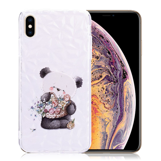 iPhone 9 Plus Iskukestävä Pehmeä Kuviollinen Silikooni Muovinen Takasuoja Kuori - Siniset Perhoset