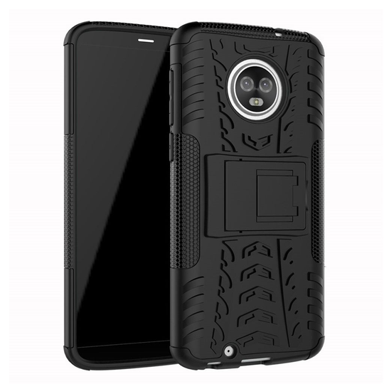 Motorola Moto G6 tyre pattern case - Black