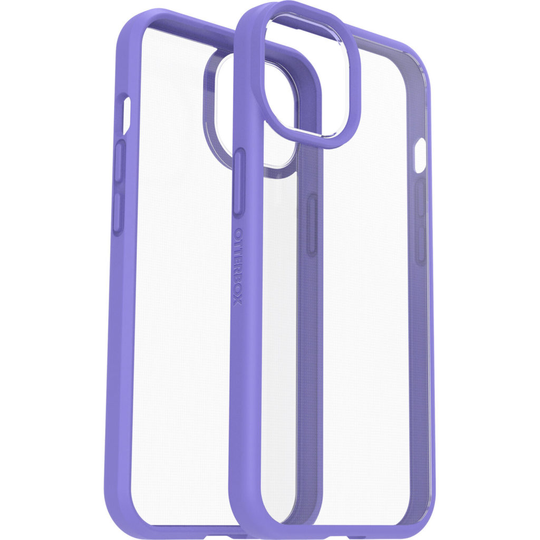 React IPhone 14 CLEAR/PURPLE Poly Bag