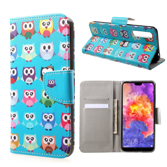 Huawei P20 Pro uniikki suojakotelo - Pöllökuvio