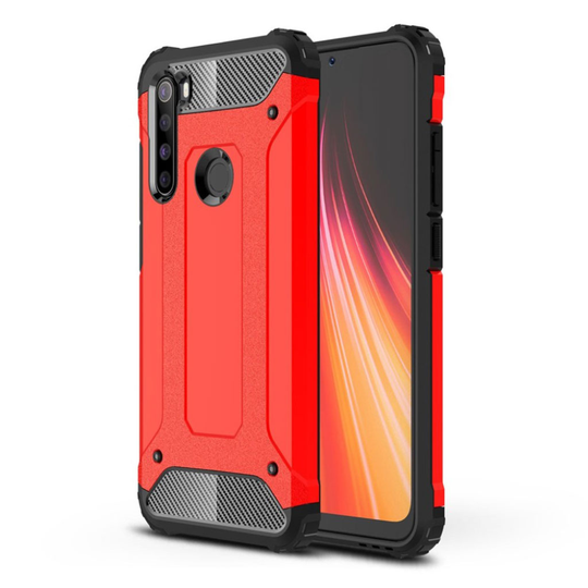 Armour Guard Xiaomi Redmi Note 8 kuoret - Punainen