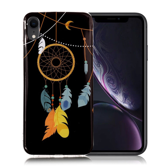 iPhone 9 Valoisa Kuviollinen Pehmeä Muovinen Takasuoja Kuori - Värikäs Unensieppaaja