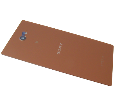 Akkukansi / Takakansi Sony D2403/ D2406 Xperia M2 Aqua - copper