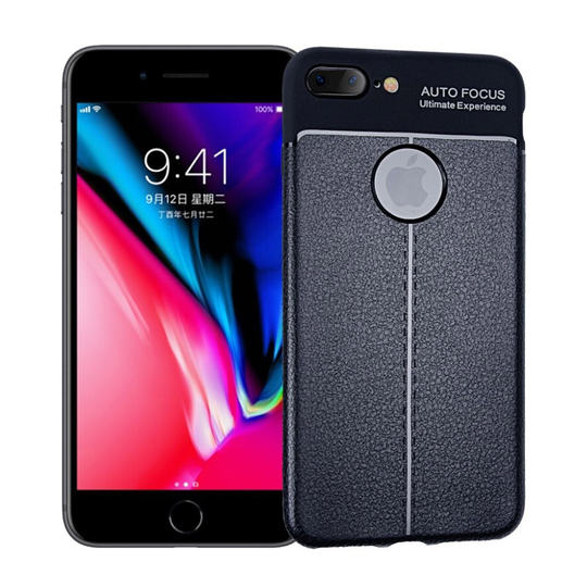ANGIBABE iPhone X trendikäs suojakuori - Tummansininen