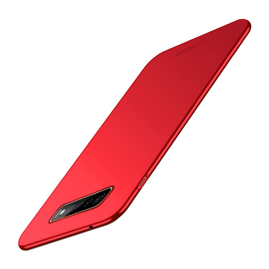 MOFI Shield Samsung Galaxy S10 Plus ultra ohut matta suojakotelo - Punainen