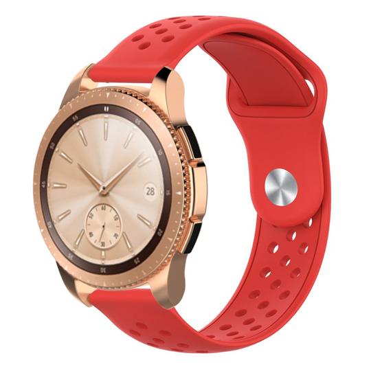 20mm Samsung Galaxy Watch (42mm) silicone watch band - Red