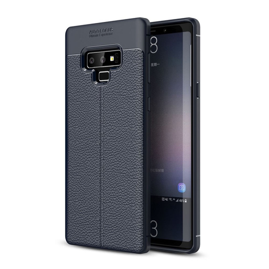 Samsung Galaxy Note9 Liitsihedelmän Jyväinen Pehmeä Muovinen Takasuoja Kuori - Tumman Sininen