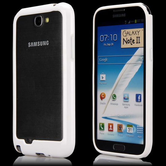 Dual Compund (Valkoinen) Samsung Galaxy Note 2 Bumper