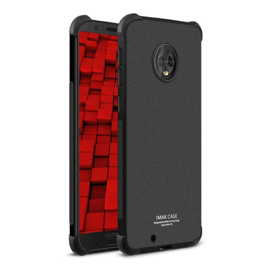 Motorola Moto G6 IMAK Silkkinen TPU Muovi Takasuoja Kuori - Matta Musta