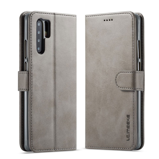 LC.IMEEKE Huawei P30 Pro nahkainen suojakotelo - Harmaa