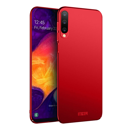 MOFI Samsung Galaxy A50 ohut suojakotelo - Punainen