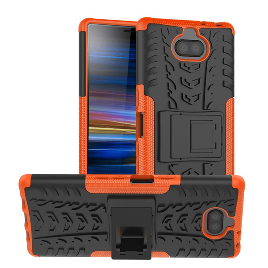 Sony Xperia 10 Plus tyre combo case - Orange