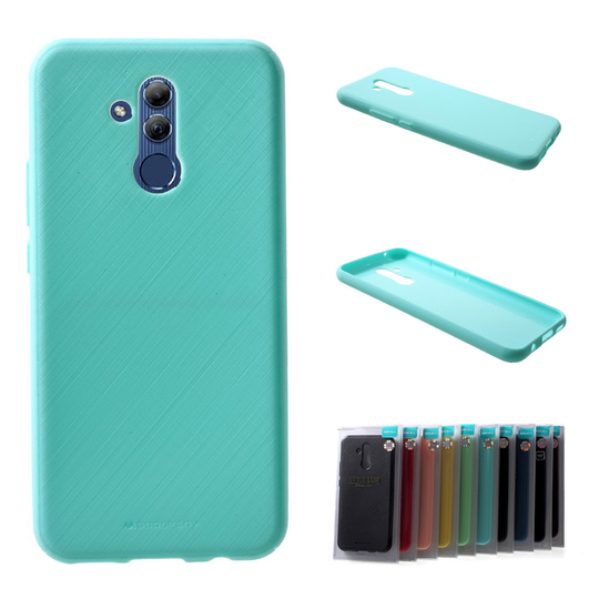 MERCURY GOOSPERY Huawei Mate 20 Lite style lux pintainen suojakotelo - Sinivihreä