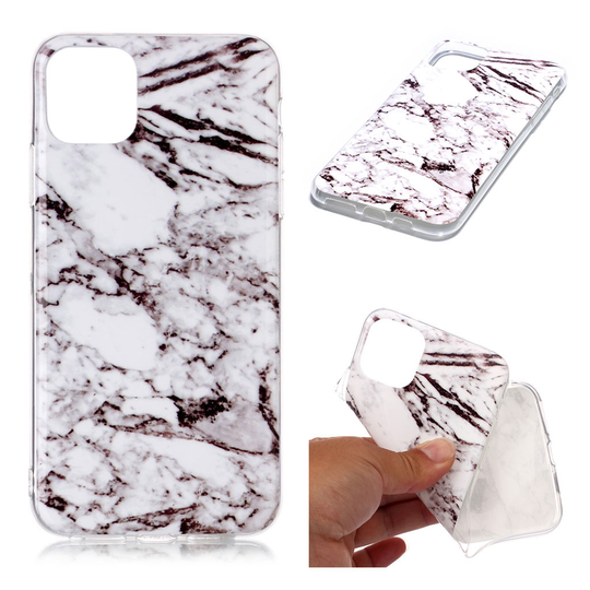 Marble iPhone 11 Pro Max kuoret - Harmaa marmori