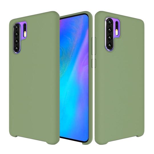 Huawei P30 Pro silikoni suojakotelo - Vihreä