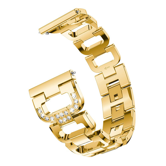 Samsung Galaxy Watch Active D-Shape rhinestone watchband - Gold