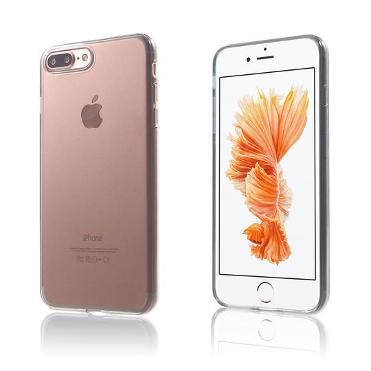 Wulff Phone 7 Plus / 8 Plus Joustava kiiltävä Kuori - Harmaa