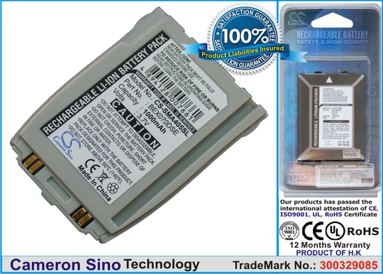 Samsung SPH-A400 SPH-A405 SPH-A250 akku 1000 mAh