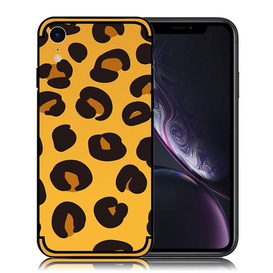 iPhone Xr NXE silikooni muovinen kuviollinen takasuoja kuori - Leopardi