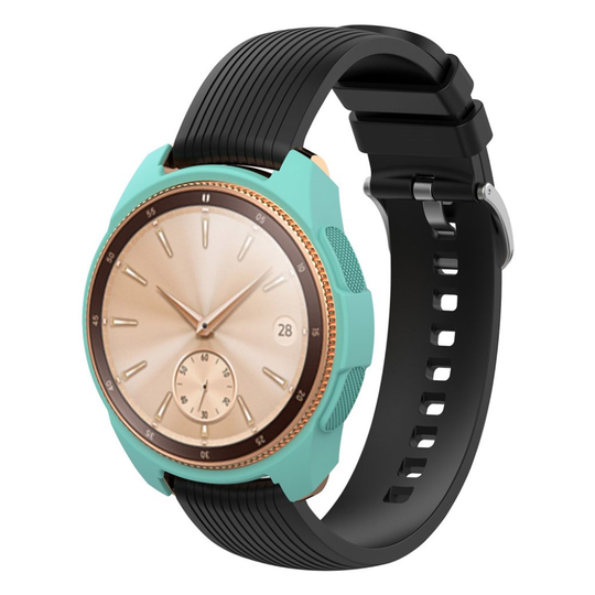 Samsung Galaxy Watch (42mm) smart watch silikoni Suojakotelo - Sinivihreä