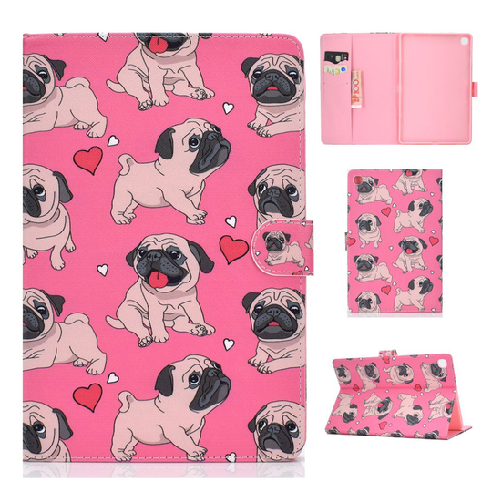 Samsung Galaxy Tab A 10.1 (2019) pattern leather case - Dog
