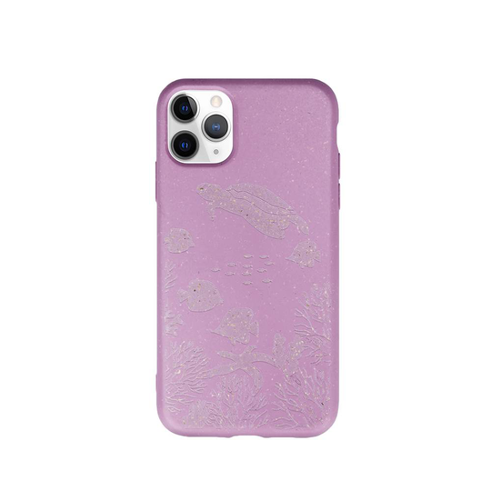 Forever Bioio Ocean 100% biohajoava suojakotelo iPhone X /XS - Pinkki