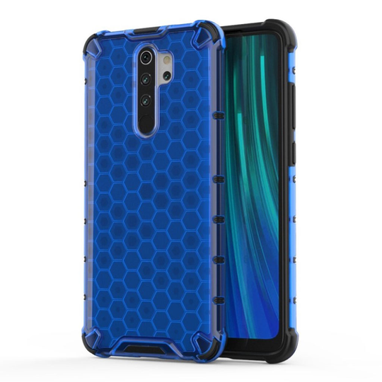 Bofink Honeycomb Xiaomi Redmi Note 8 Pro kuoret - Sininen