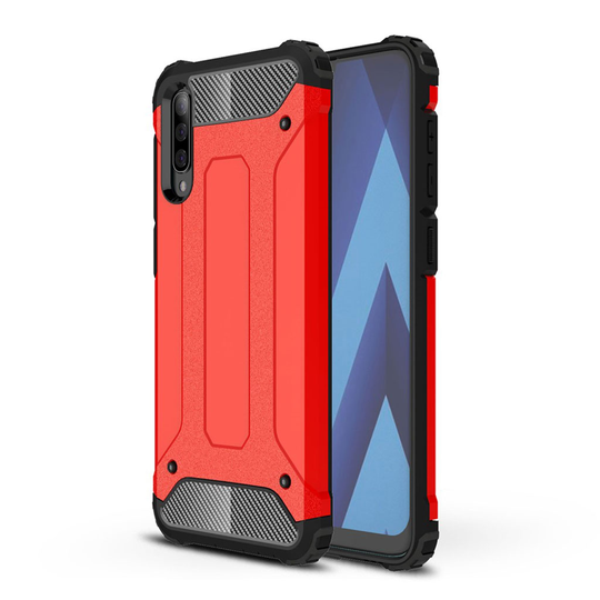 Samsung Galaxy A70 armor guard hybrid case - Red