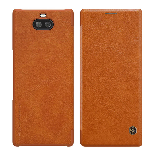 NILLKIN Qin Sony Xperia 10 Plus leather case - Brown