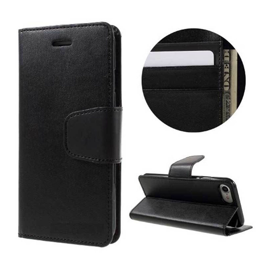 Samsung Galaxy On7 Case with Card Holder (Black)