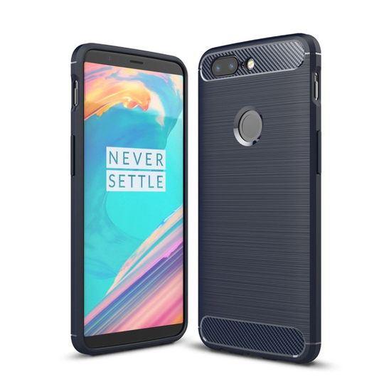 OnePlus 5T moderni suojakuori - Tummansininen