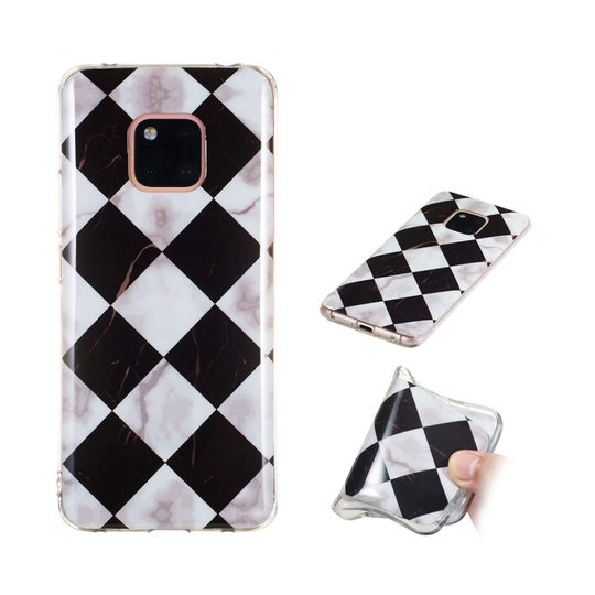 Huawei Mate 20 Pro silikoooni muovinen joustava takasuoja kuori IMD kuviolla - Tyyli A