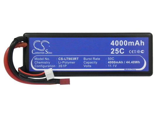 Li-Po Akku koteloitu 4000 mAh 11 1V 25C