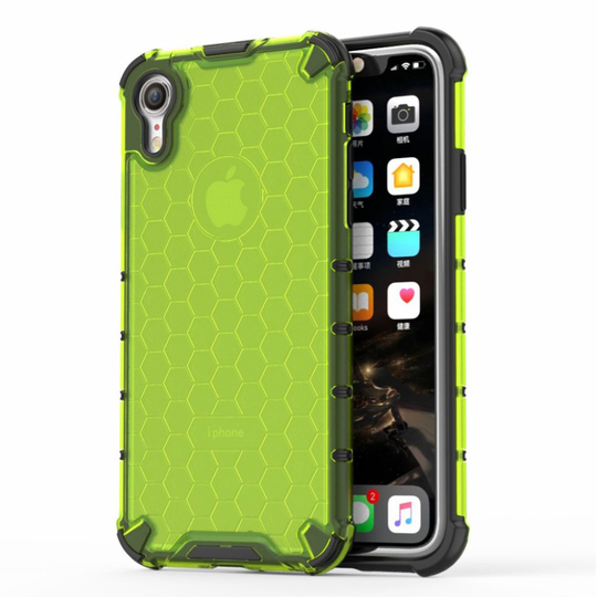 Bofink Honeycomb iPhone Xr kuoret - Vihreä