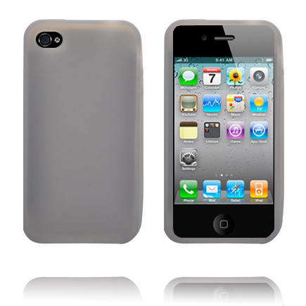 Soft Shell (Harmaa) iPhone 4S Silikonikuori