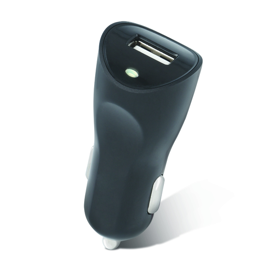 Setty USB-autolaturi 1A + Micro USB-kaapeli 1m - musta
