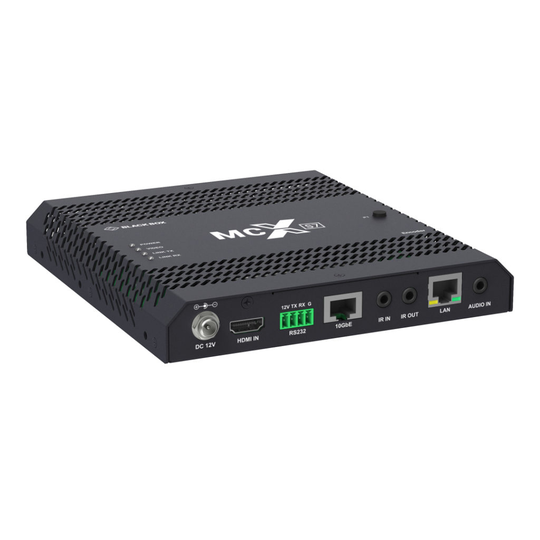 BLACK BOX MCX S7 4K60 NETWORK AV ENCODER - HDCP 2.2, HDMI 2.0, 10-GBE COPPER