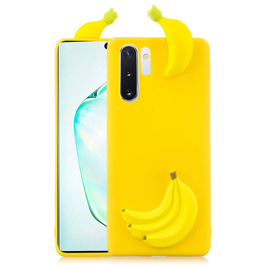 Cute 3D Samsung Galax Note 10 Pro kuoret - Banaani