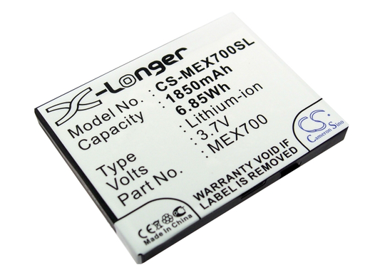 Cameron Sino tarvikeakku Motorola LEX 700 akku 1850 mAh