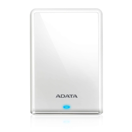ADATA HV620S 2TB USB3.1 HDD 2.5i White
