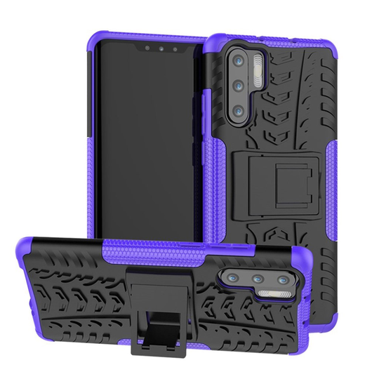 Huawei P30 Pro luistamaton hybrid suojakotelo - Violetti