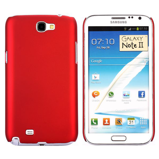 Hard Shell (Punainen) Samsung Galaxy Note 2 Suojakuori