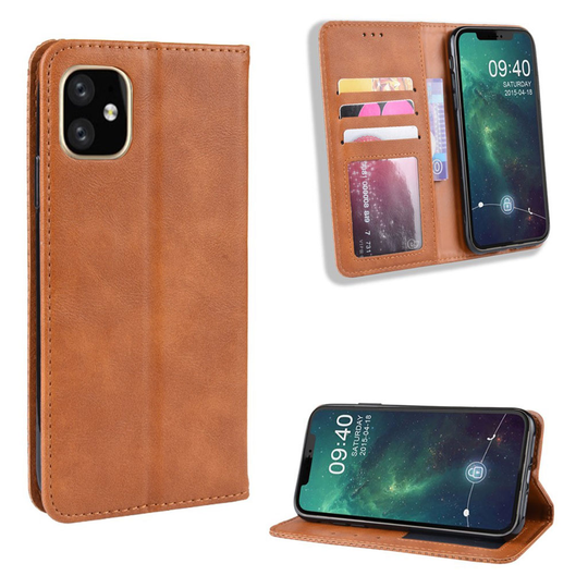 Bofink Vintage iPhone 11 Pro Max kotelot - Ruskea
