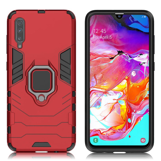 Ring Guard kuoret - Samsung Galaxy A70 - Punainen
