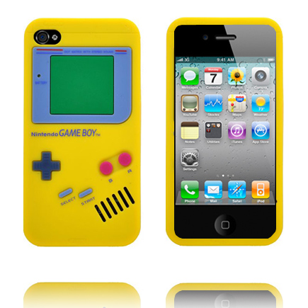 Game Boy (Keltainen) iPhone 4S Silikonikuori