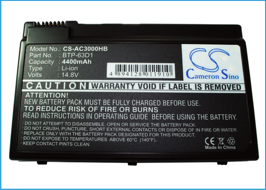 Acer Aspire 3023LMi TravelMate 2410 akku 4400 mAh